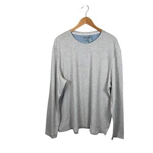 ORVIS Crewneck Pullover Striped Shirt Long Sleeve Jersey Ultra Soft Men Size XXL